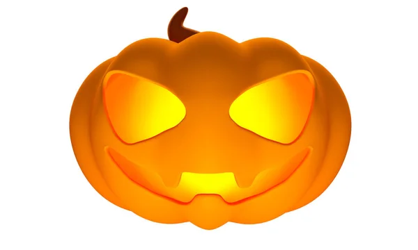 Lanterna di zucca di Halloween. rendering 3d — Foto Stock