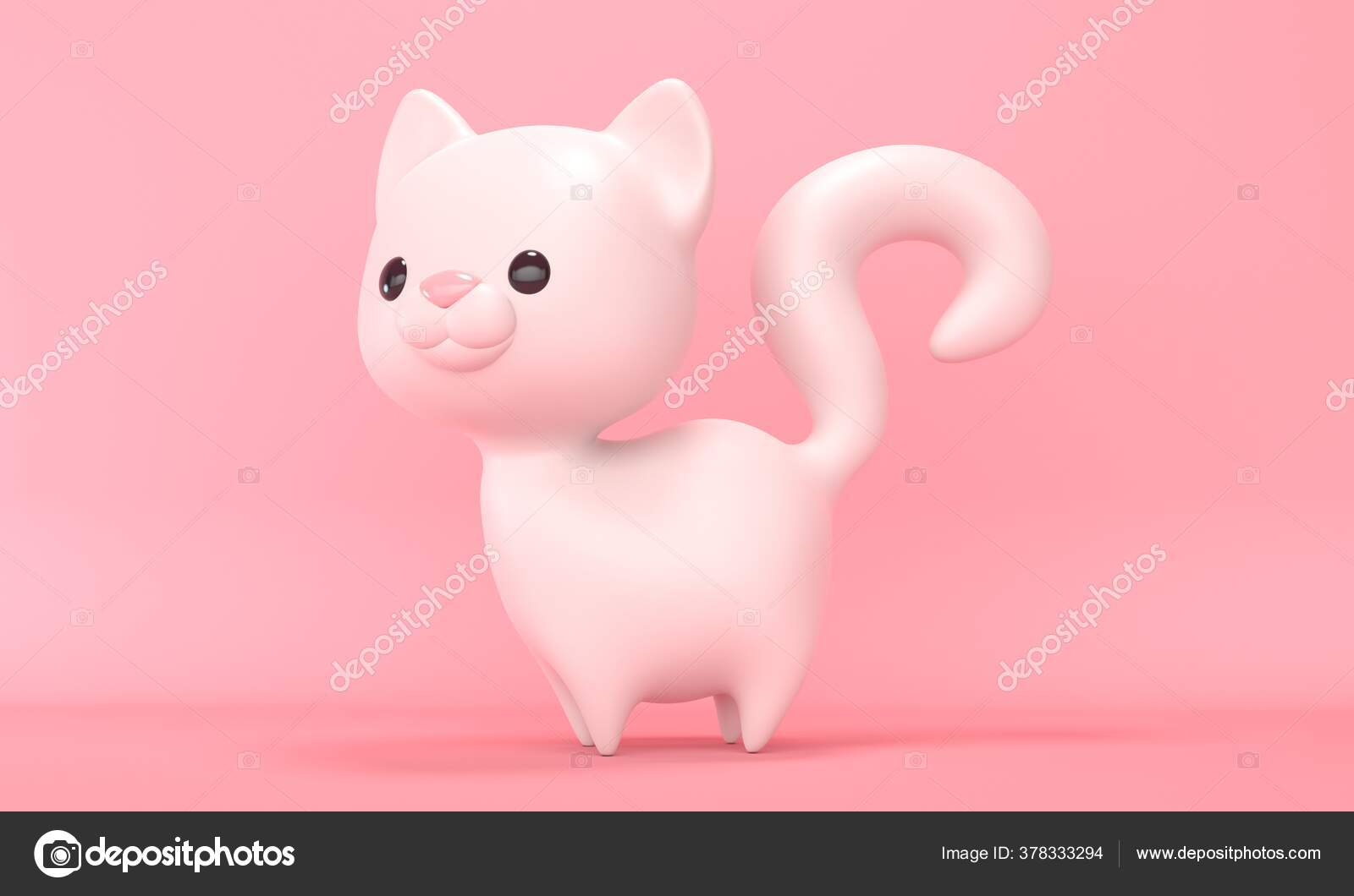 3d Cute Cat