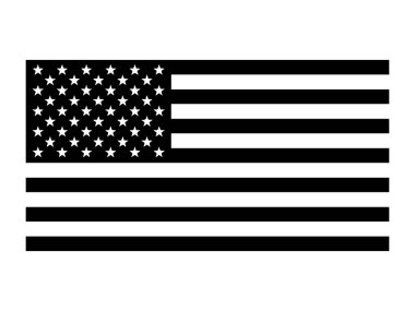 Amerika Birleşik Devletleri bayrağı. Amerikan bayrağını gösteren Pictogram. Star Spangled Banner. EPS Vektörü 
