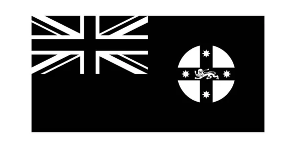 뉴사우스웨일스주 Nsw State Flag Australia Eps Vector — 스톡 벡터