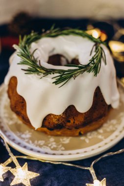 Bayram havası: Noel için hazırlık, Noel gecesi için nefis jöleli Noel pastası.