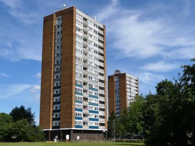 Munden View, Garsmouth Yolu, Watford, Hertfordshire 'daki yüksek katlı daireler.