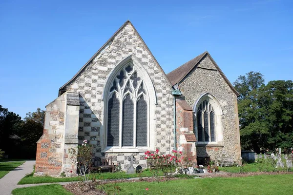 Szent Lőrinc Mártír Templom High Street Abbots Langley — Stock Fotó