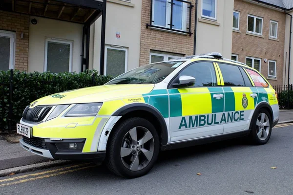 Ngiltere Nin Doğusu Ambulans Servisi Nhs Trust Skoda Octavia Emlak — Stok fotoğraf