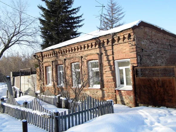 Дом Старый Город Барнаул — стоковое фото
