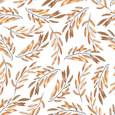 Suluboya çiçek deseni