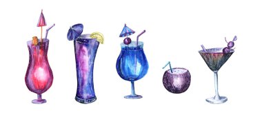 suluboya kokteyl seti