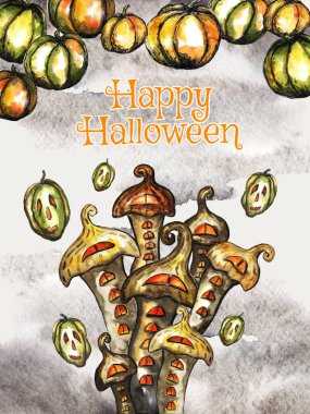 Cadılar Bayramı tebrik kartı