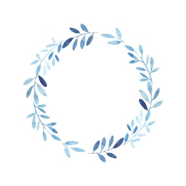 Modern suluboya çelenk