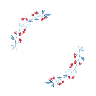 Modern suluboya çelenk