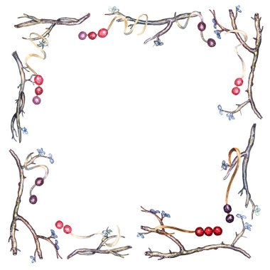 Suluboya dal çerçevesi