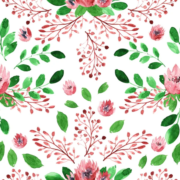 Watercolor ornate pattern — Stock Photo, Image