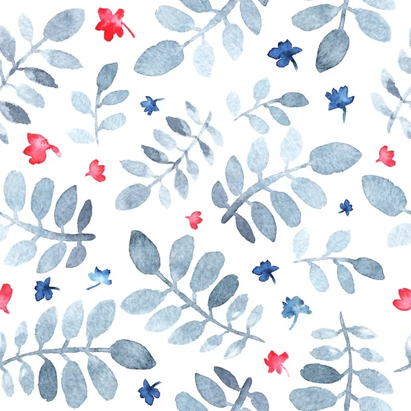 Watercolor floral pattern — Stock Photo, Image