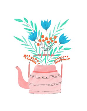 Bahar çiçek kompozisyon