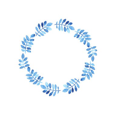 Suluboya gül deseni