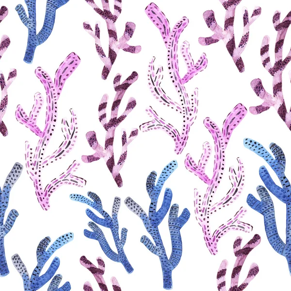 Sea watercolor pattern — Stock Fotó