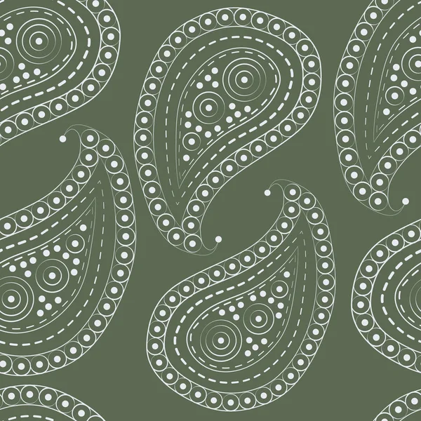 Eenvoudig paisley patroon — Stockfoto