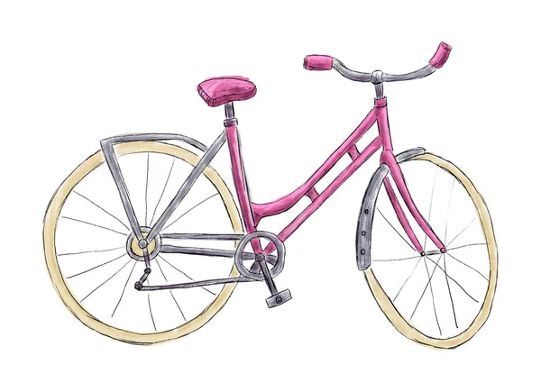 Ilustración de bicicleta — Foto de Stock