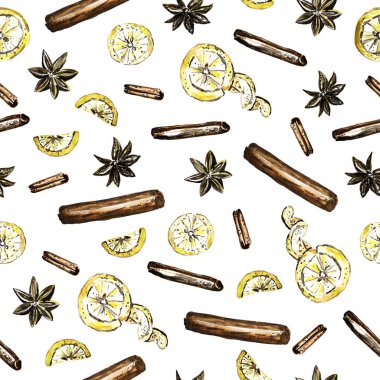 Suluboya çiçek deseni