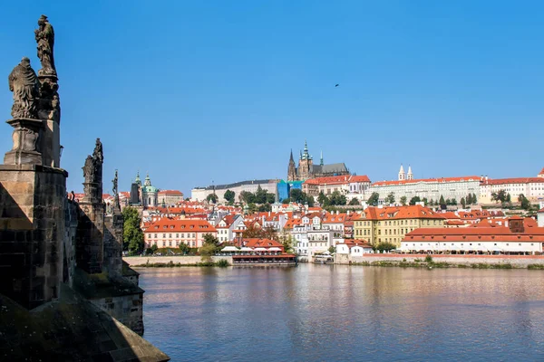 Picturesque View Prague Castle Clear Day Prague Czech Republic — Stock Photo, Image