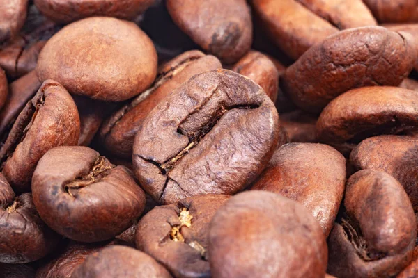 커피 원두의 확대 사진 — 스톡 사진