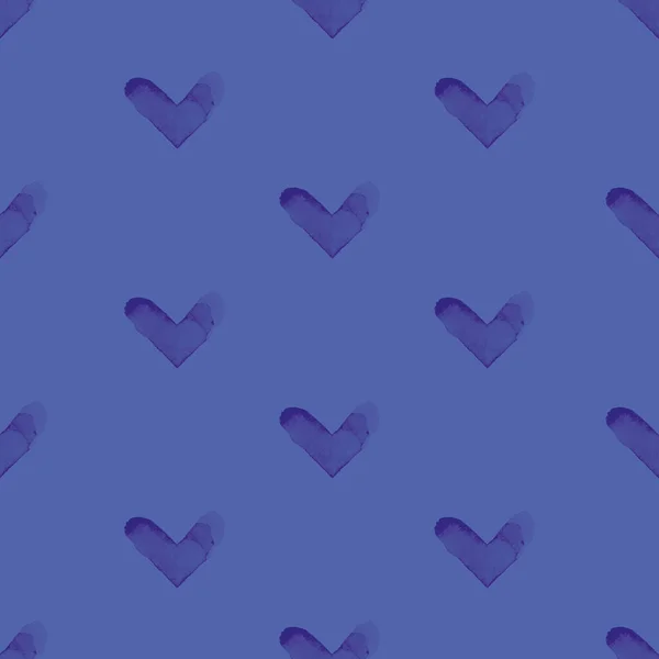 Vector purple violet hearts seamless pattern — Stock Vector