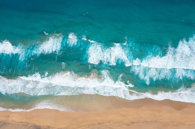 Fuerteventura, Kanarya Adaları 'ndaki Cofete Sahili' nin çarpıcı bir fotoğrafı..