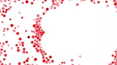  Ortasında kalp şekli olan daireler, hikaye veya durum için dikey olarak ayarlanır