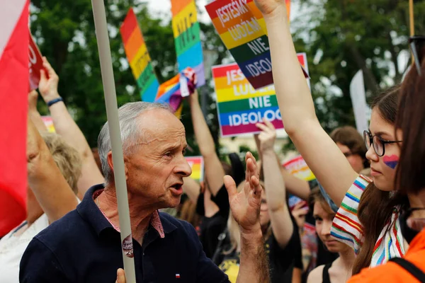 Lublin Lubelskie Poland June 2020 Election Rally Poland Andrzej Duda — 스톡 사진