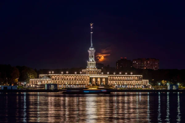 North River Terminál Vagy Rechnoy Vokzal Moszkvában Stock Fotó