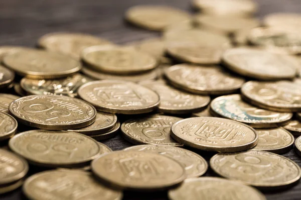 Antecedentes Das Moedas Ucrânia Dinheiro — Fotografia de Stock