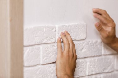 Profesyonel dekoratif yapıştırma Builder duvar döşeme.