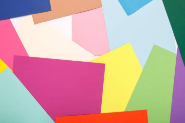 renkli kağıt doku minimalizm arka plan. geometrik şekiller ve çizgiler