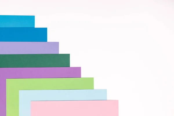 Fundo minimalismo textura de papel colorido. formas e linhas geométricas — Fotografia de Stock
