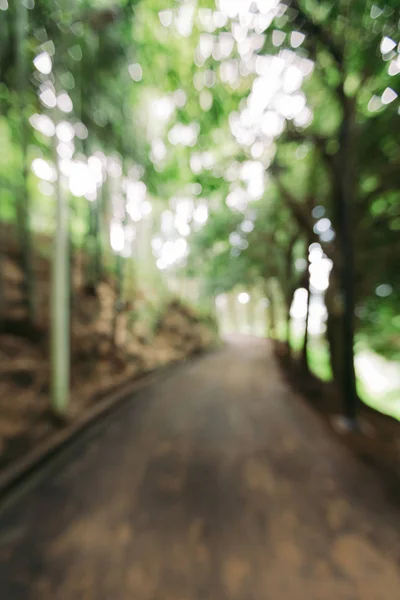 Pasarela borrosa de fondo en el parque o bosque — Foto de Stock