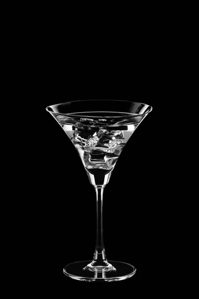 Martini pohár, jégkocka — Stock Fotó
