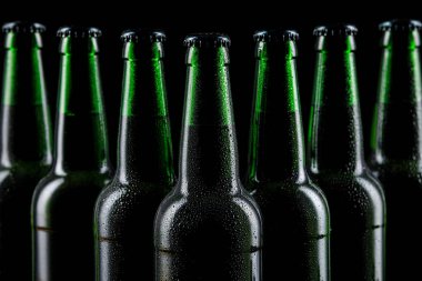 Bira cam şişe satır