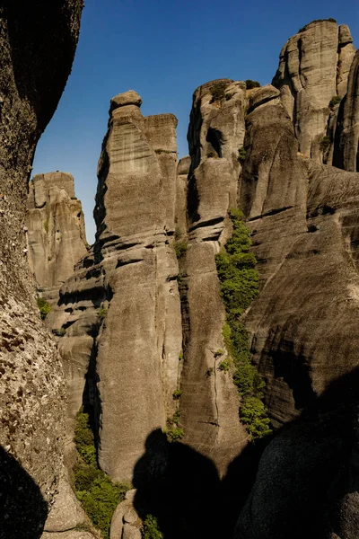 Paisaje con monasterios en Meteora, Grecia . — Foto de Stock