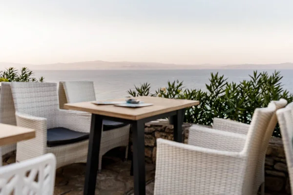 Restaurant sea terrace