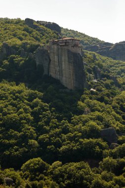 Meteora, Yunanistan'da manastırlar ile Peyzaj.