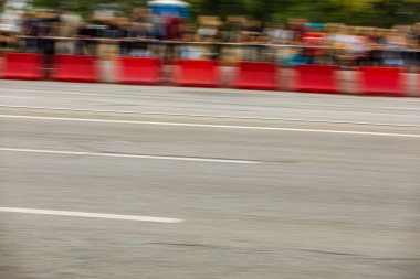 yarış pistinde tribün bulanıklık arka plan