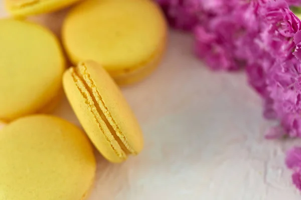 Sobremesa de macarons doces — Fotografia de Stock