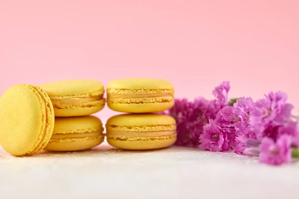 Postre de macarrones dulces — Foto de Stock