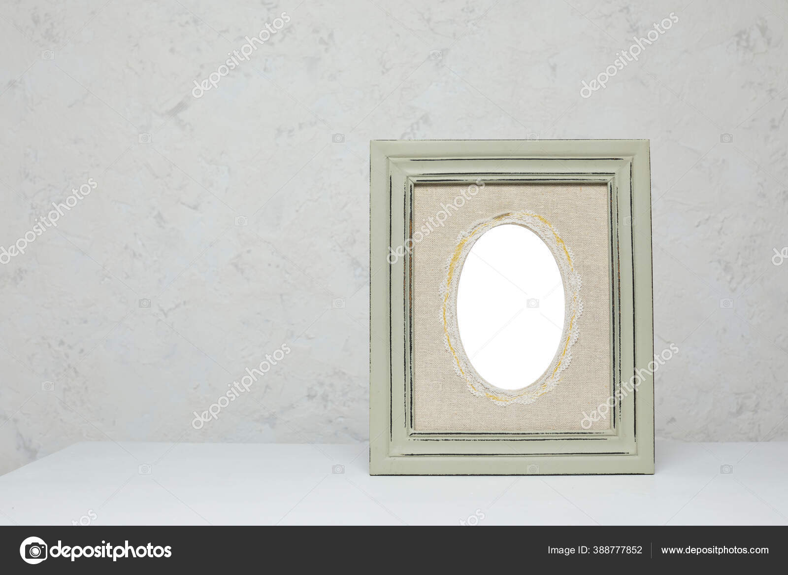 Download Vintage Frame Mockup With Flowers Stock Photo C Erstudio 388777852 PSD Mockup Templates