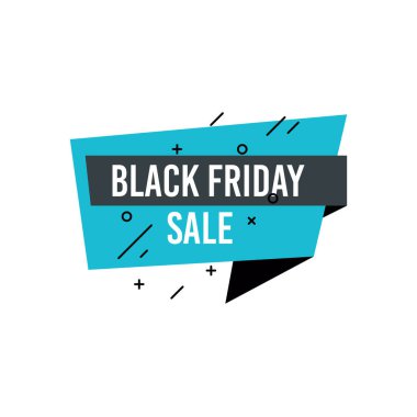 Kara Cuma indirimi ve etiket şekli tasarımı. Özel teklif, en iyi fiyat, büyük indirim, mega satış, indirimli afiş. Poster, çıkartma, rozet, kupon için şablon. Resimler beyaz arkaplanda izole edildi.