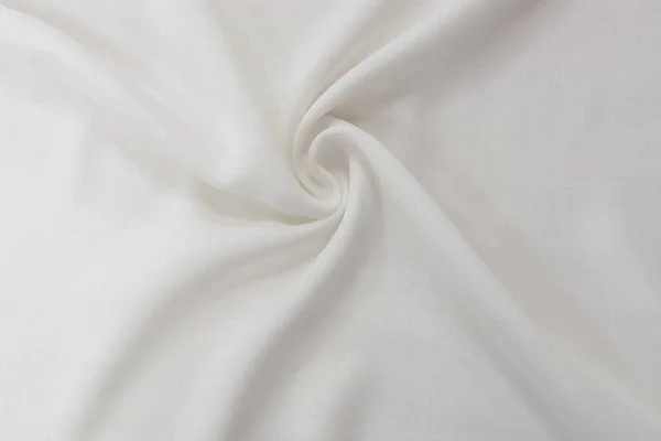 Havalı polyester kumaş dokusu. Beyaz tekstil arkaplanı