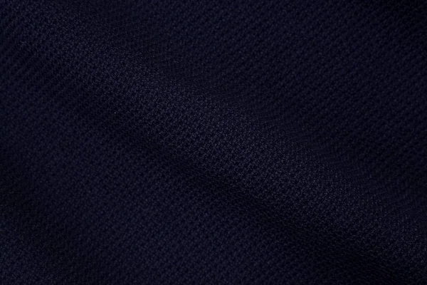 Buruşuk Bir Elbisenin Mavi Arka Planı Üst Manzara Buruşuk Polyester — Stok fotoğraf