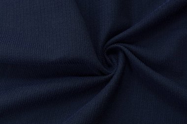 Mavi duvar - arka plan dokusu. Mavi parlak kumaş, arka plan, kumaş.