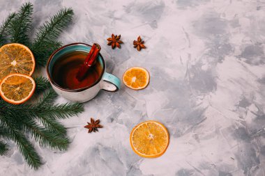 Tarçınlı sıcak kış çayı, yıldız anason. 