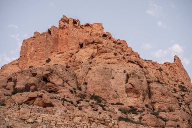 Tunisia 'daki djebel dahar, Chenini, douiret, germasa